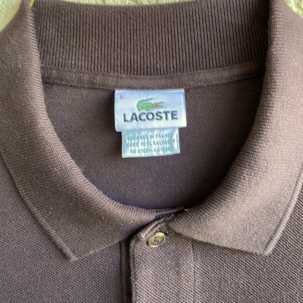 Lacoste 🐊 Polo Shirt Size eu 6 Medium